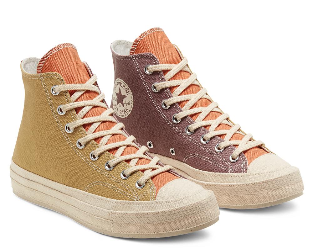 Pair of converse trainers renew cotton chuck 70